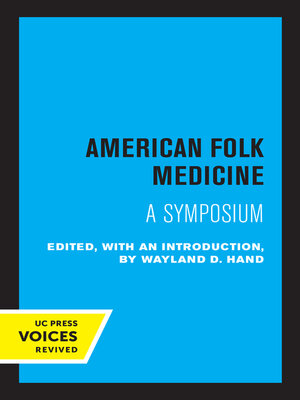 cover image of American Folk Medicine